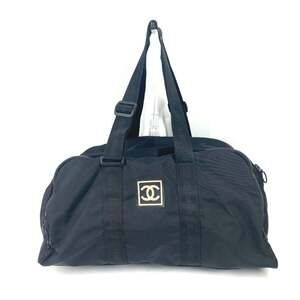 CHANEL Black Logo Shoulder Bag